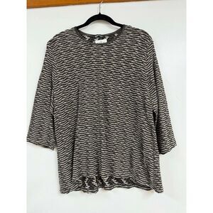 Frank Walder Women Designer Printed Top Size 18 US